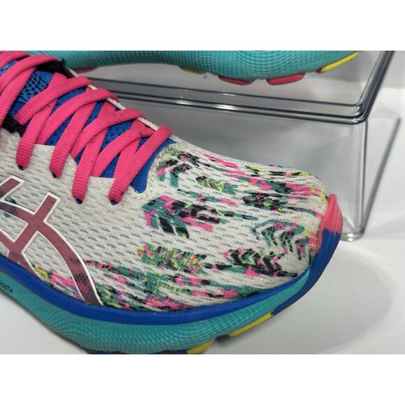 Asics Gel Nimbus 24 Womens 6 Color Injection Tropical Running Shoes 1012B284 - Picture 6 of 12